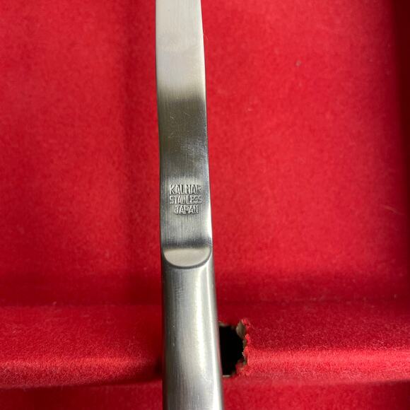 Vintage KALMAR Italy Brushed Stainless Steel Salad Serving Salad Box Set MCM - Picture 5 of 7